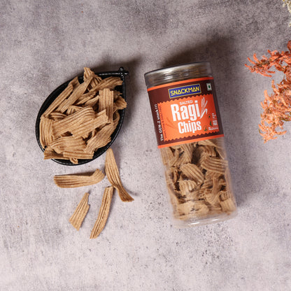 Snackman Salted Ragi Chips - 150g