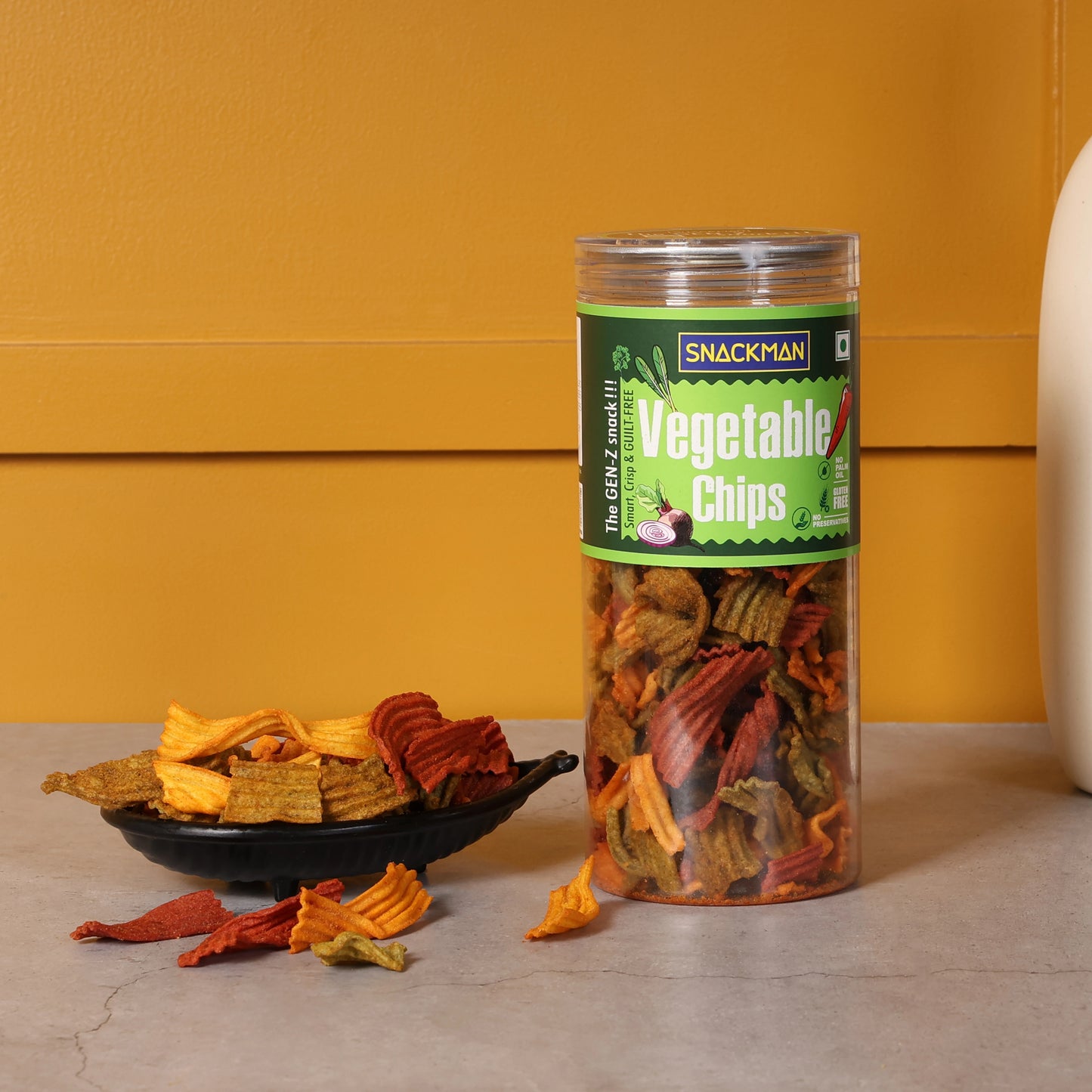 snackman vegetable chips - 150g