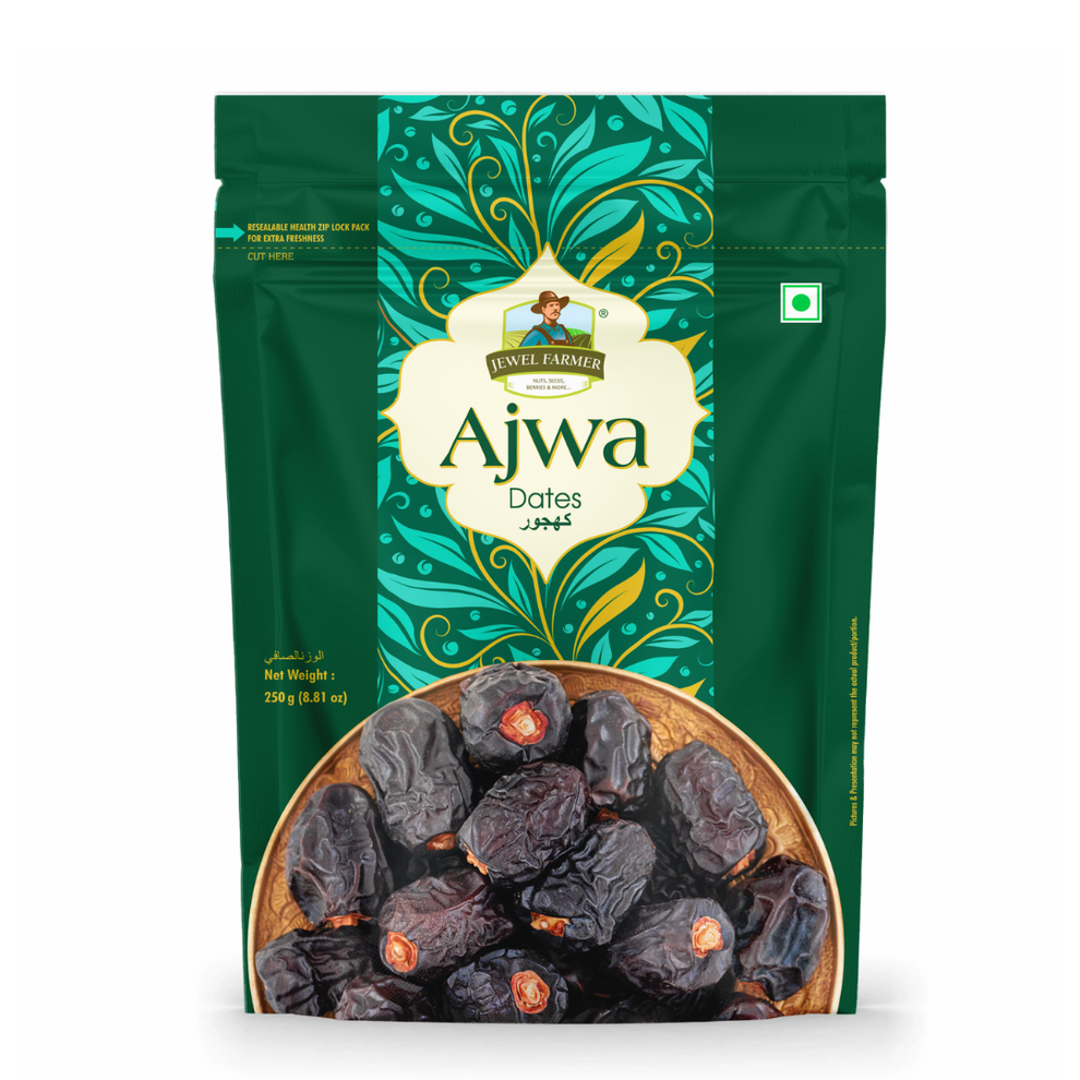 Ajwa Dates 250g - Premium Saudi Arabian Dates | Jewel Farmer