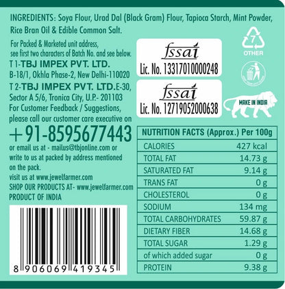 Snackman Pudina Soya Chips - 150g