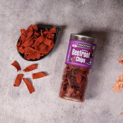 Snackman Masala Beetroot Chips - 150g
