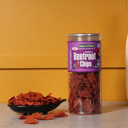 Snackman Masala Beetroot Chips - 150g