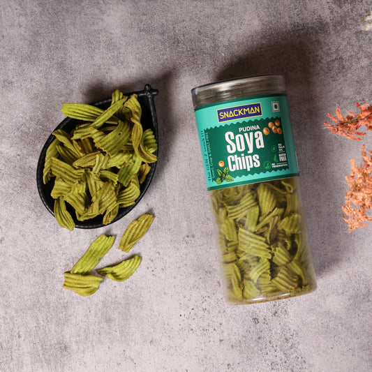 Snackman Pudina Soya Chips - 150g