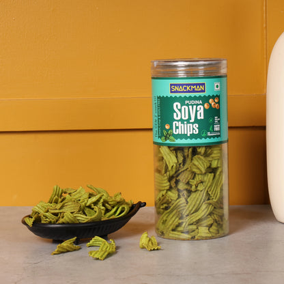Snackman Pudina Soya Chips - 150g