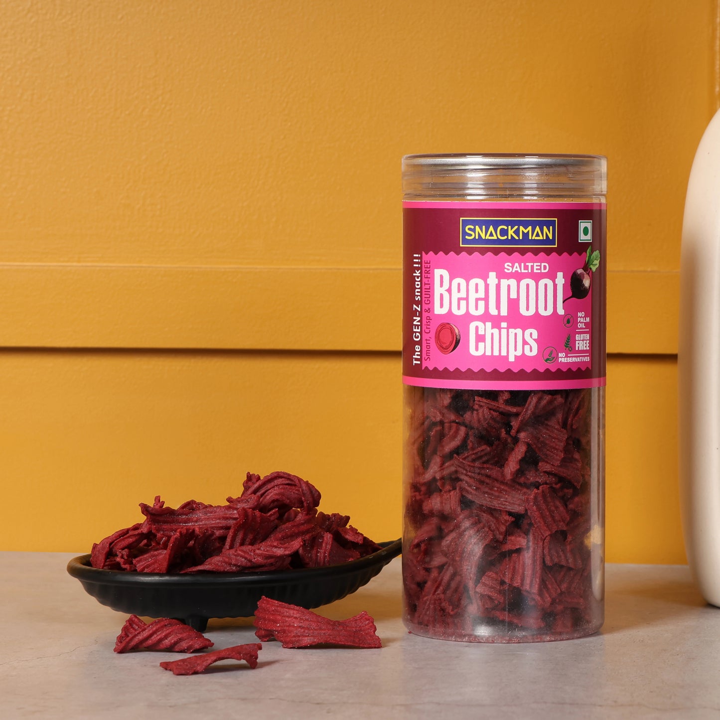 snackman salted beetroot chips - 150g