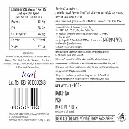 Jewel-farmer-Thai-Trail-mix-100g-nutritional-facts