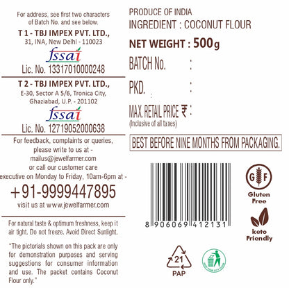 Coconut Flour (Atta) - (500g)