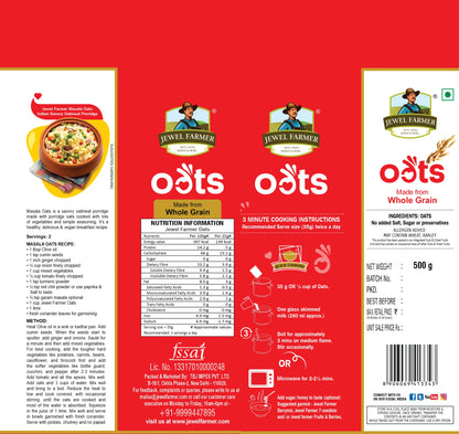 Whole Grain Oats (Instant Oats) - (500g)