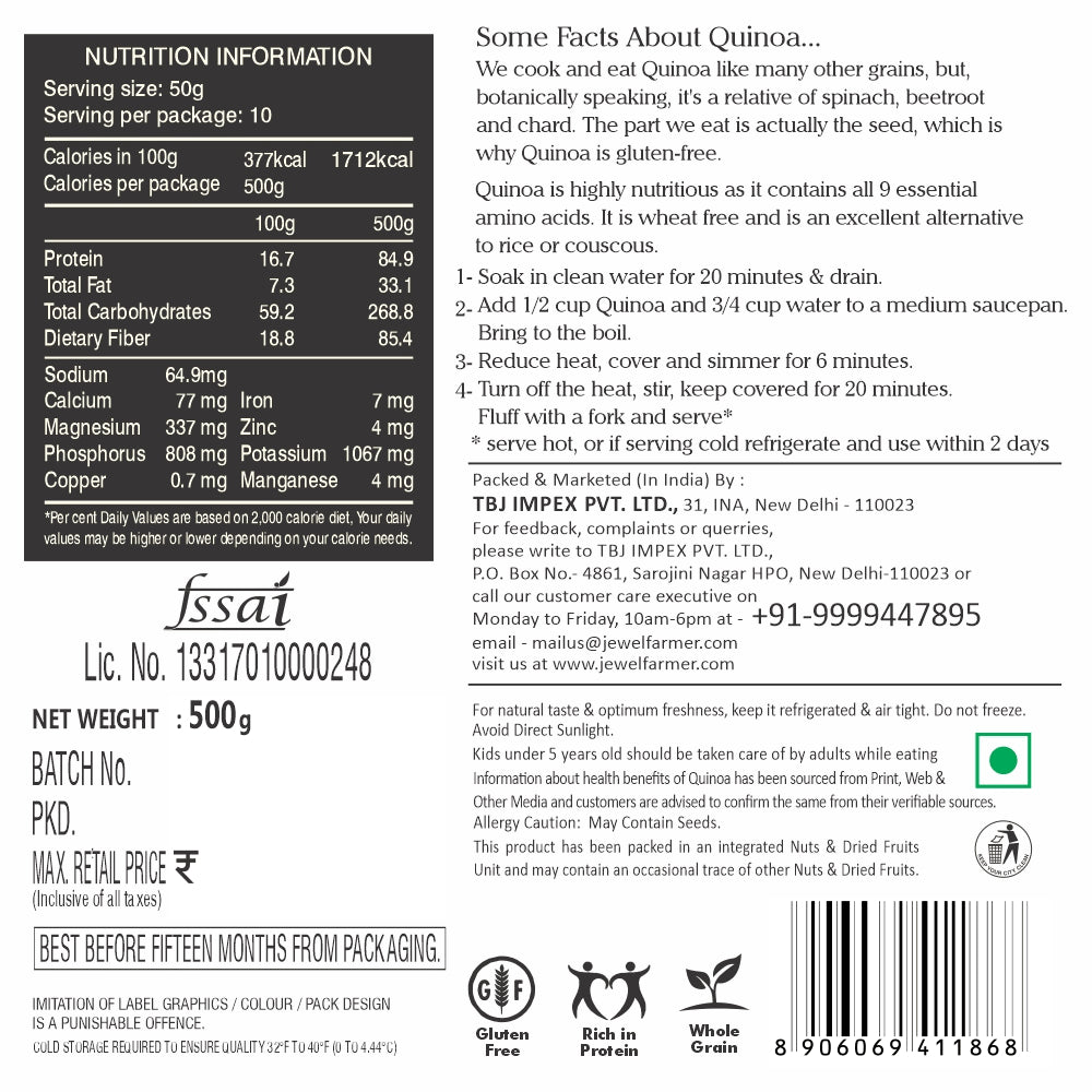 black quinoa - (500g)