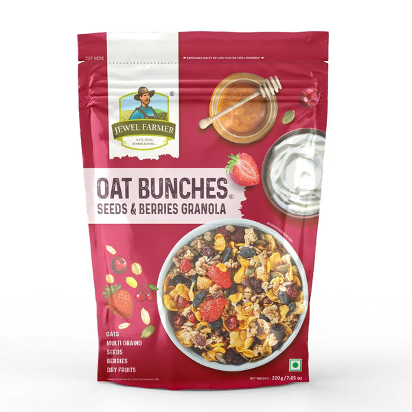 Oat Bunches Seeds & Berries Granola - 200g